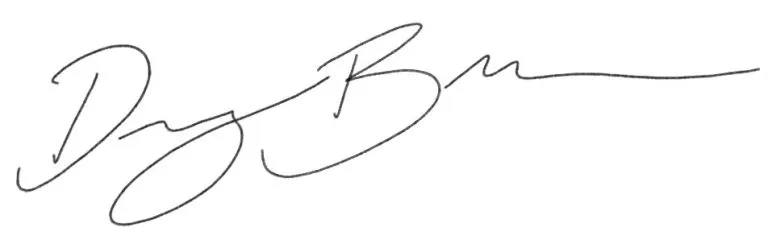 Handwritten signature of Doug Breen